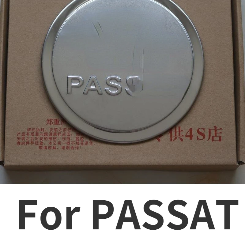 

For Vw Volkswagen Passat Fuel Tank Cap Cover Fuel Pond Gas Decoration Accessories Vehicle Supplies Chrome Trim Stainless Steel K