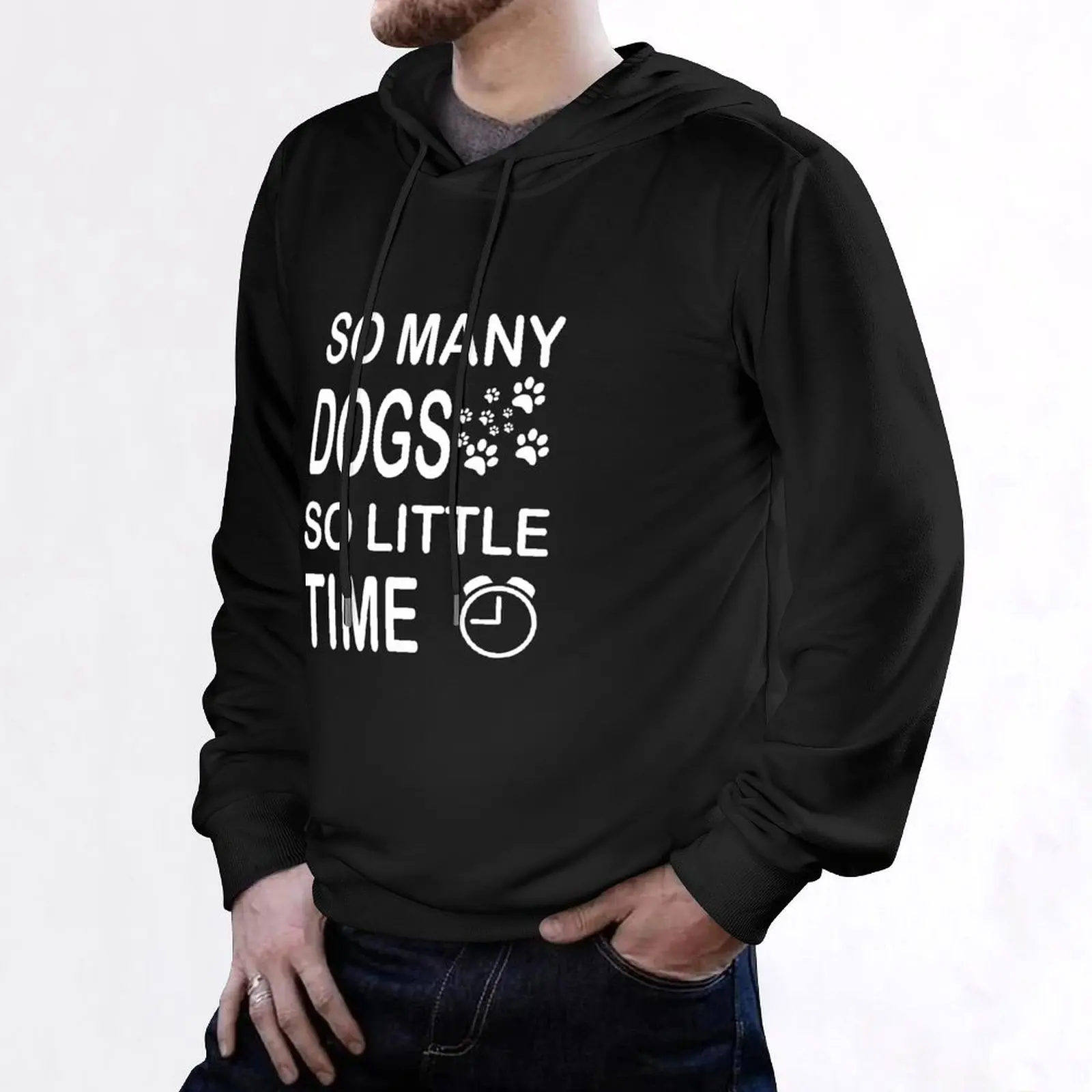 so many dogs littel time Pullover Hoodie streetwear men anime clothes hooded shirt new in hoodies