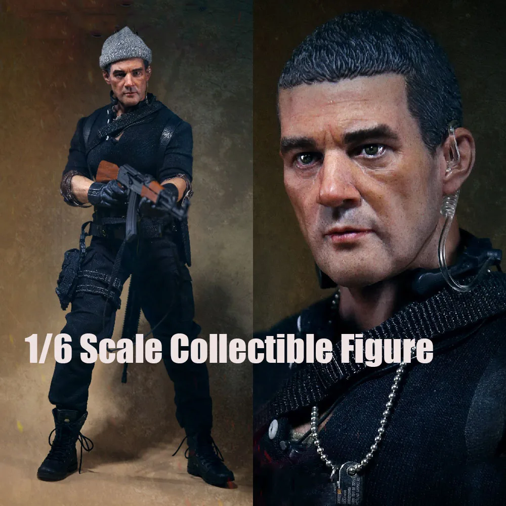 

ART Figures AF023 1/6 Scale Collectible Dolls Fortune Mercenary Army Antonio Banderas Full Set 12" Men Soldier Action Figure Toy