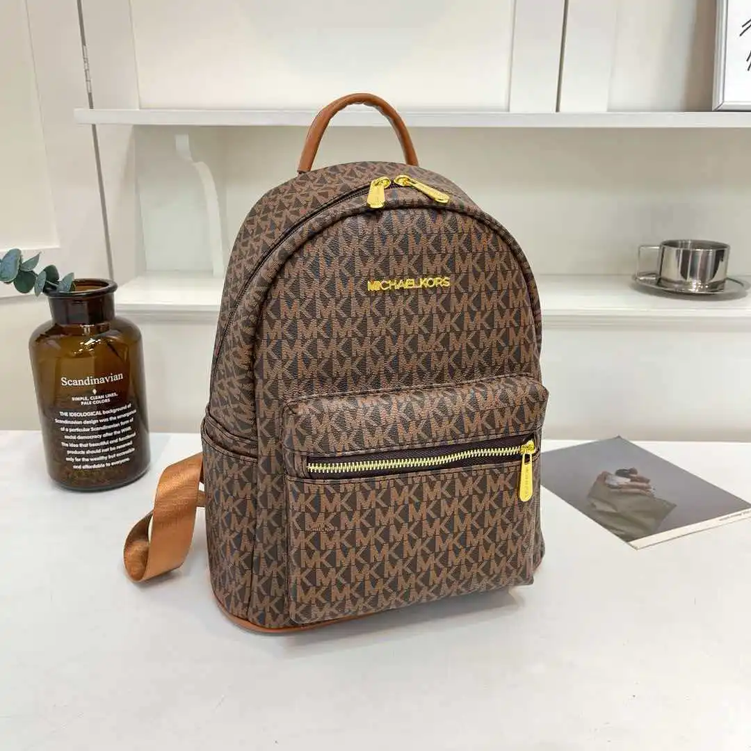 Фото MICHAEL KORS MK Rhea Zip Новая высококачественная женская сумка среднего и большого размера с двумя плечевыми ремнями, модная дорожная сумка №2