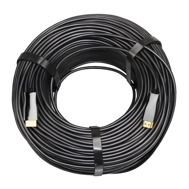 Cable HDMI de fibra Ã³ptica 4K, 60Hz, 2,0, 2.0b, 18gbps, Ultra alta...