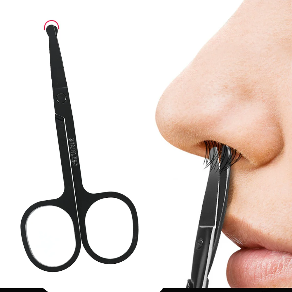 New 1pc 3.5" Stainless Steel Mini Portable Curved Mustache N