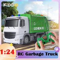 124 big rc truck tractor garbage heavy bulldozer loader model engineering car excavator radio controlled car toys for boys