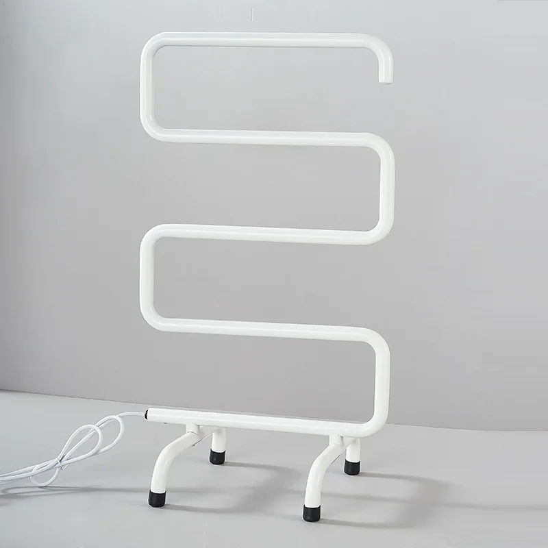 

Electric Heating Towel Rack Floor Stand Holder Rail Constant Temperature Warmer Bathroom Dryer 45X80CM Decoration Accessories