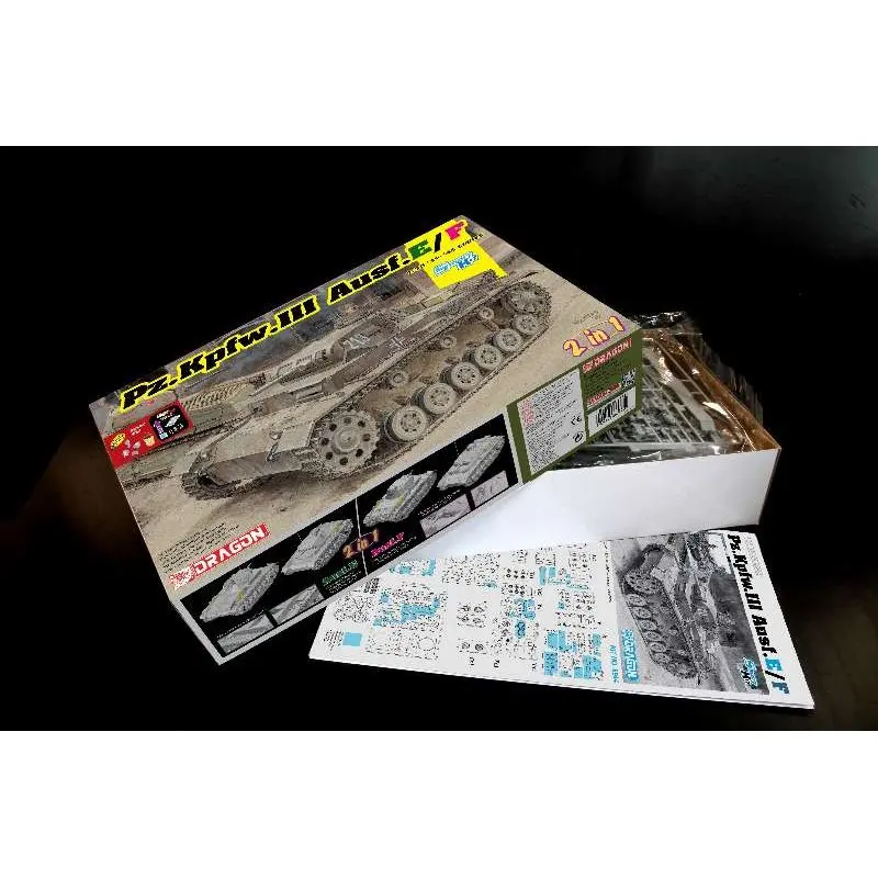 

DRAGON 6944 1/35 Немецкий Pz. Kpfw.III Ausf.E/F [только 2 набора волшебных треков]-набор моделей в масштабе