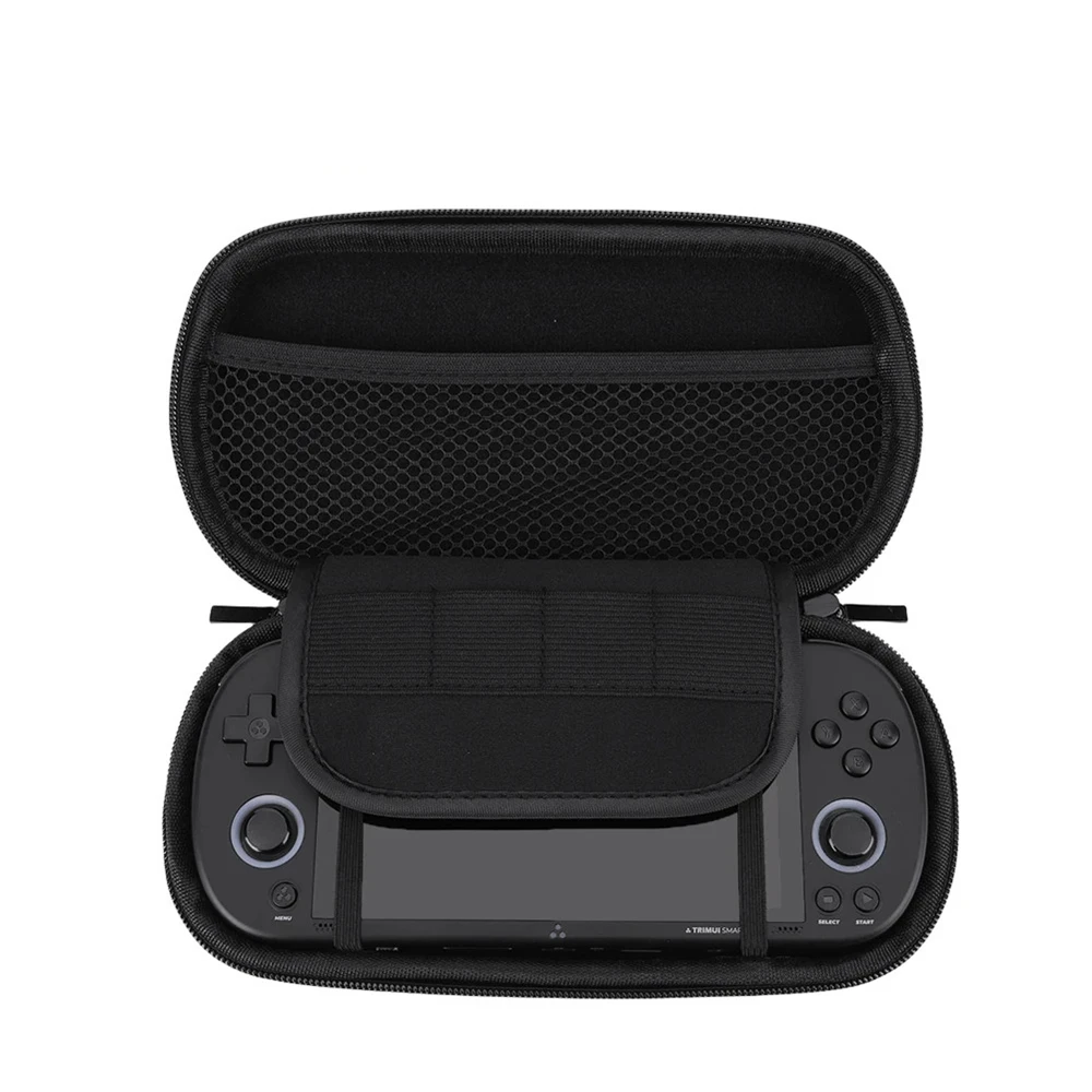 Фото Чехол для портативной игровой консоли Trimui Smart Pro, 5 дюймов, черный, жесткий, для путешествий, сумка для хранения, портативная сумка для игровой консоли №2