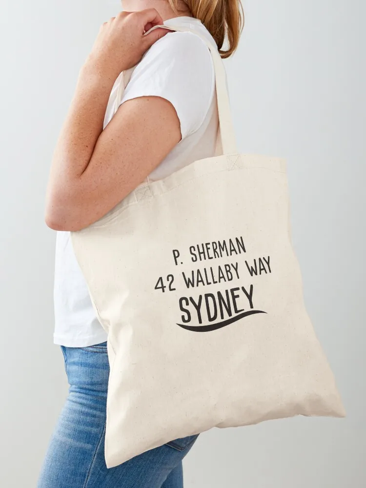 Фото Сумка-тоут P. Sherman 42 Wallaby Way Sydney, большая сумка, экологичная упаковка, многоразовые сумки №1