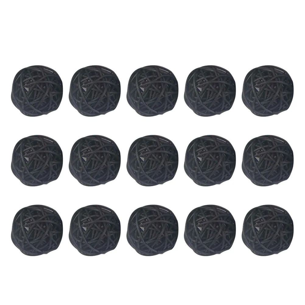 

15 Pcs Balls Spheres Orbs Filler Wedding Decor Decorative Orbs Bowl Braid Jewelry Hanging Ball Vase Filler Balls Wicker Sphere