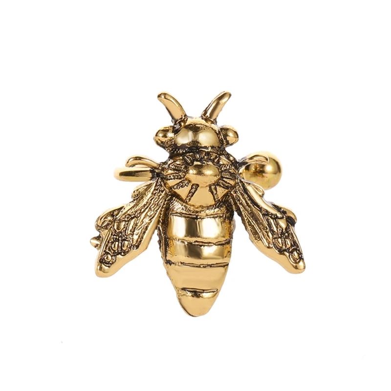 

Metal Bee Earrings Cute Insect Ear Clip Silver Gold Ear Cuff Gift for Women Girl