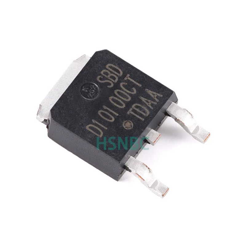 

10Pcs SBDD10100CT TO-252-2L 100V 10A 100% Brand New Original Stock