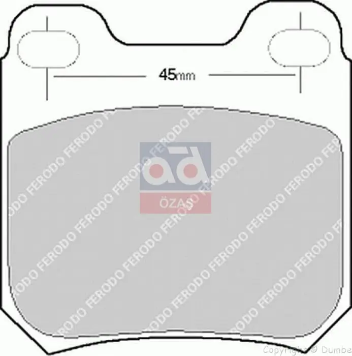

FDB525 для заднего фонаря тормозной колодки