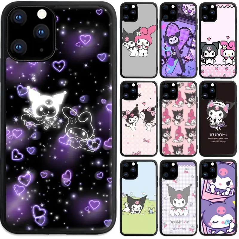 

Cute Kuromis Phone Case For Samsung S21 s20 s30 s10 s9 s8 s7 s6 s5 note20 ultra plus edge PC&TPU soft Cover Fundas