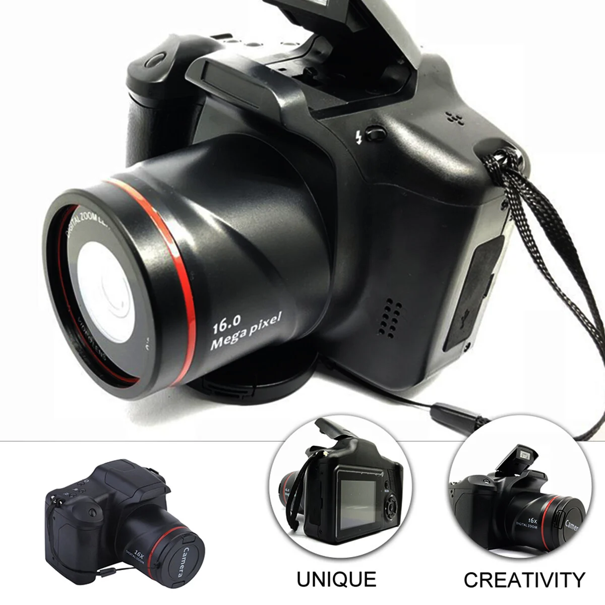 

Portable Digital Camera With 16x Digital Zoom Video Camera Video Camcorder