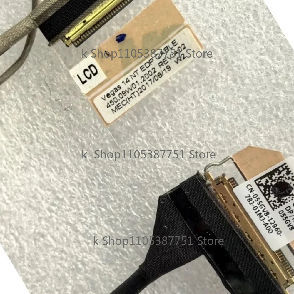 Фото Новый встроенный кабель для экрана ноутбука DELL Inspiron 14 3467 V3468 3465 055GV8 450.09W01.0002 450.09W01.2002 №1