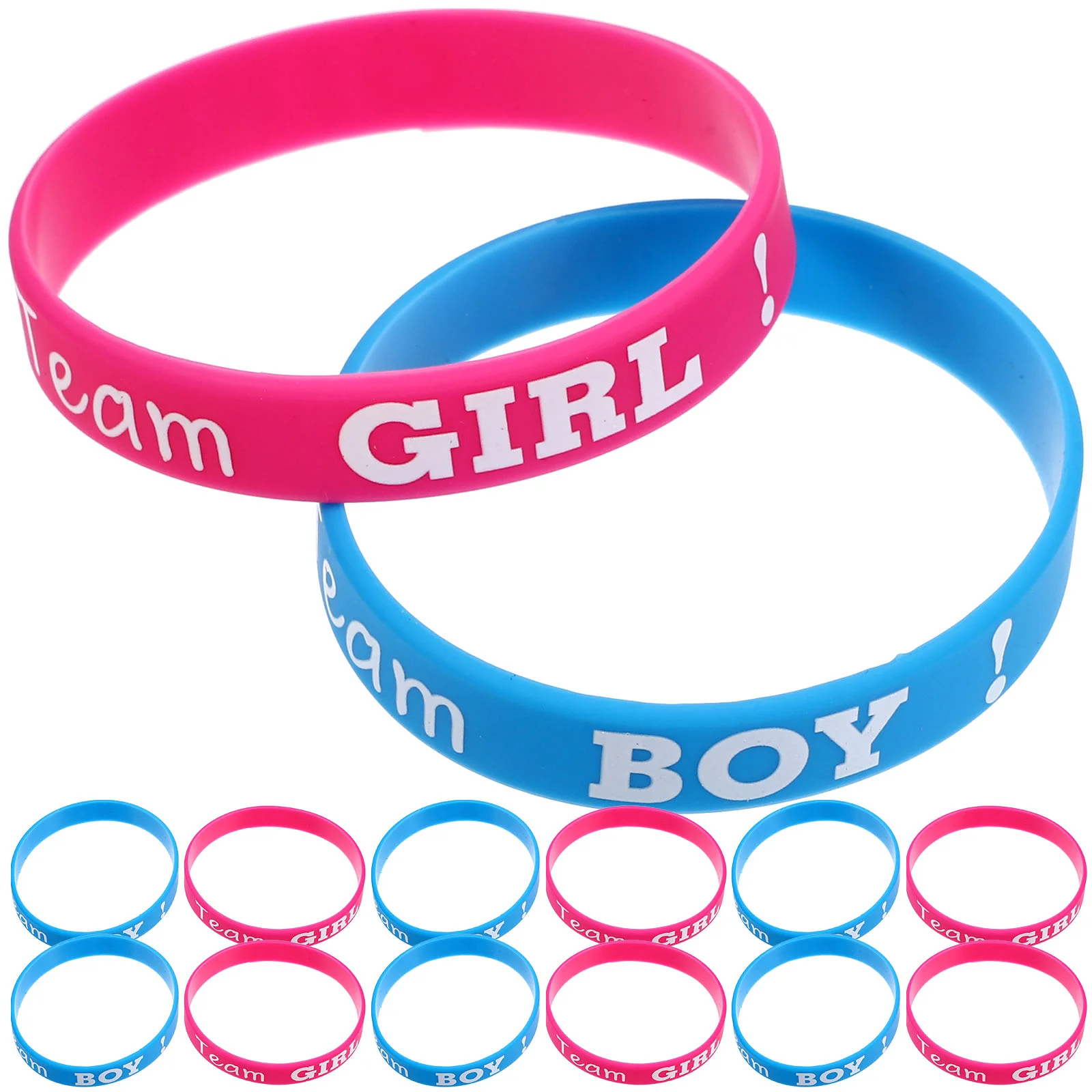 

Gender Reveal Bracelets Team Boy Wristbands Team Girl Wristbands for Baby Shower Gender Reveal Party Supplies