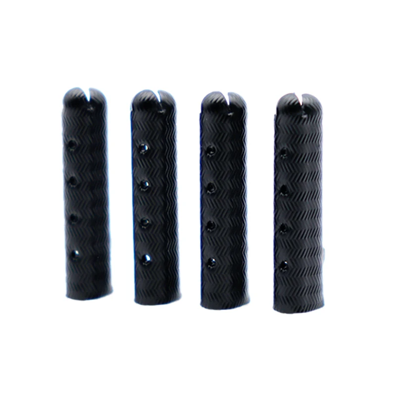 

Coolstring Shoelace Metal Aglets 23*5MM Spiral Texture Pure Black Rope Ends 4Pcs/Pair Strong Tape Heads Shoe Accessory Wholesale