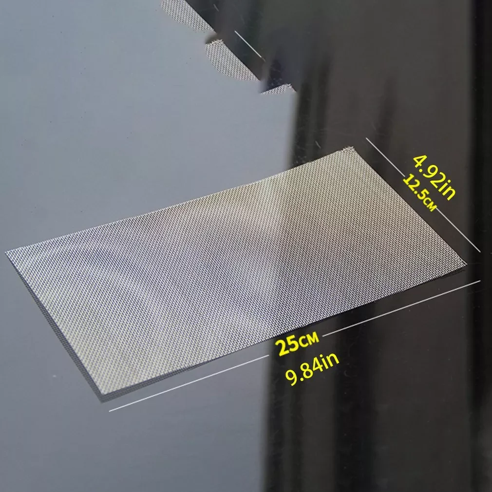 

Automobile accessories 3Pcs Car Bumper Stainless Steel Repair Net Crack Repair Hole Repairing Mesh Net For Bumper Body Hood Vent