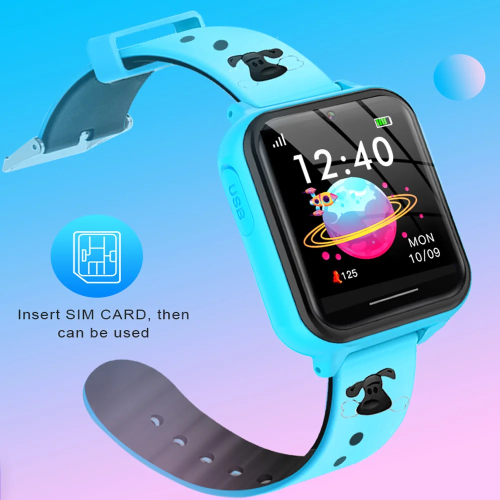 

Original A2 Game 2G HD Call With 1G SD Card Alarm Clock Music Video Player Flashlight Kids Phone Smartwatch Free shipping New