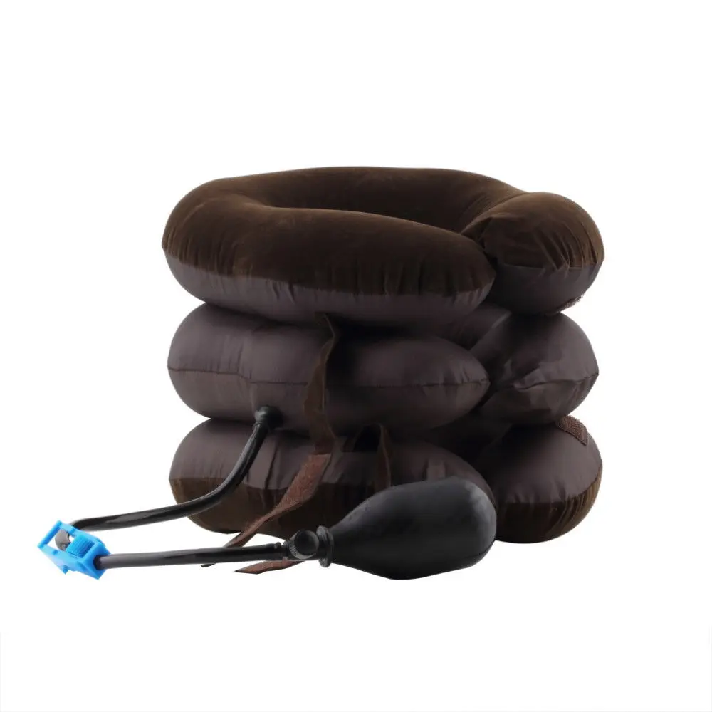 

Inflatable Neck Stretcher Cervical Reliever Air Cervical Traction Pillow Medical Equipment Orthopedic Collar Pain Relief Tractor