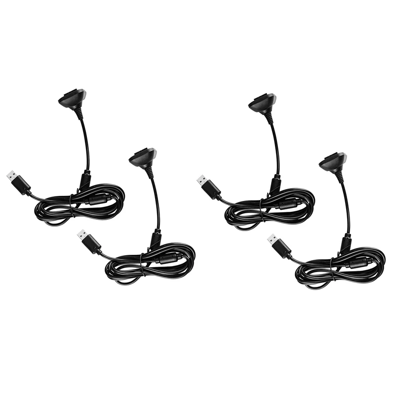 

4 Pack 6Ft Charging Cable For 360, Wireless Controller USB Charging Cable Compatible For 360/ 360 Slim