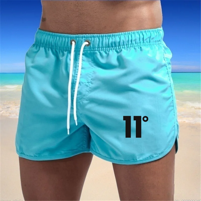 

Новые летние пляжные бардовые шорты, плавки для мальчиков, плавки для плавания, пляжные шорты для бега, сексуальные купальные костюмы для во...