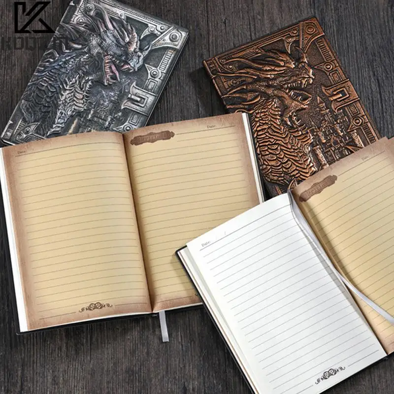 

Блокнот А5 трехмерный в европейском ретро стиле, утолщенный блокнот из искусственной кожи с тиснением, дневник, деловой подарок, офисные при...