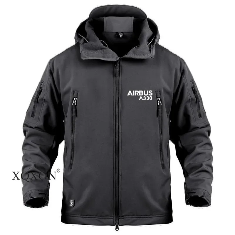 

Flight Airbus A330 Waterproof SoftShell New Autumn Winter Tactical Sharkskin Coat Jackets for Men Outdoor Military Man Jackets