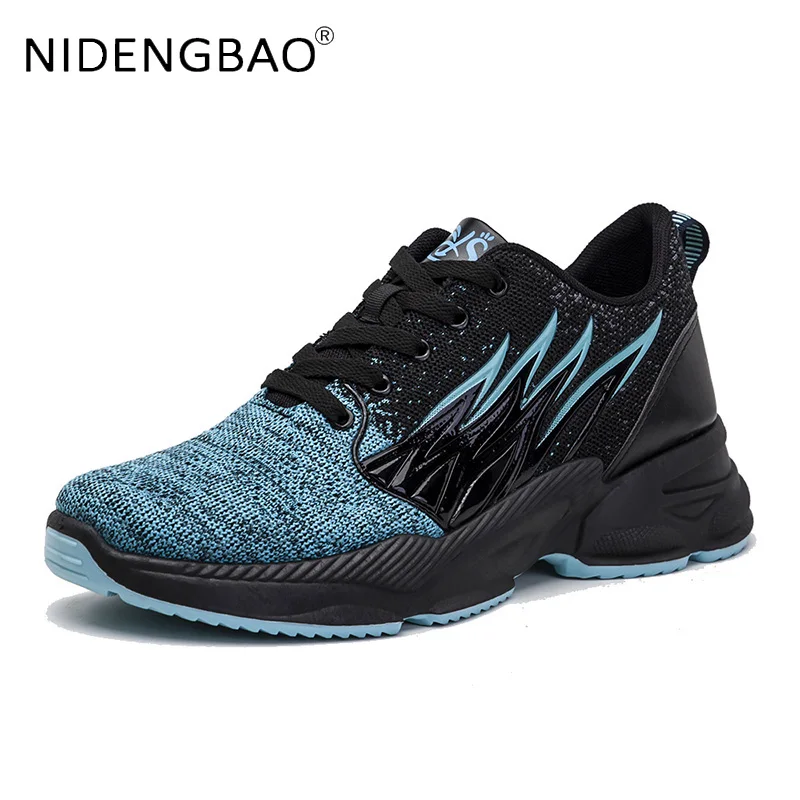 2022 Running Shoes For Men Sneakers Fashion Flying Woven Breathable Anti Skid Outdoor Gym Jogging Sports Shoes Athletic Trainers