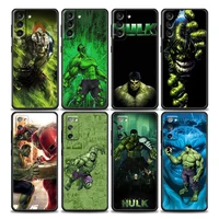 the hulk marvel phone case for samsung galaxy s7 s8 s9 s10e s21 s20 fe plus note 20 ultra 5g soft silicone