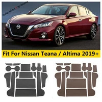 pu leather door groove anti slip pad storage slot cup mat cushion car interior accessories for nissan teana altima 2019 2022