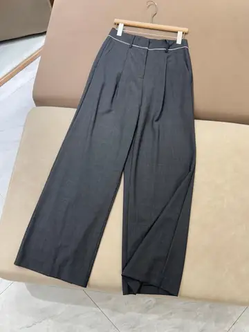 Женские широкие брюки из австралийской шерсти