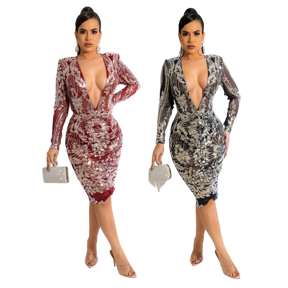 

Luxury Evening Dresses Long Woman Gown 2022 Sequins Robe De Soir Parties Bride 2XL Dresses Prom Party Gowns