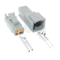 1 set 2 way atm06 2s atm04 2p dtm04 2p dtm06 2s automotive wire cable waterproof male plug female socket