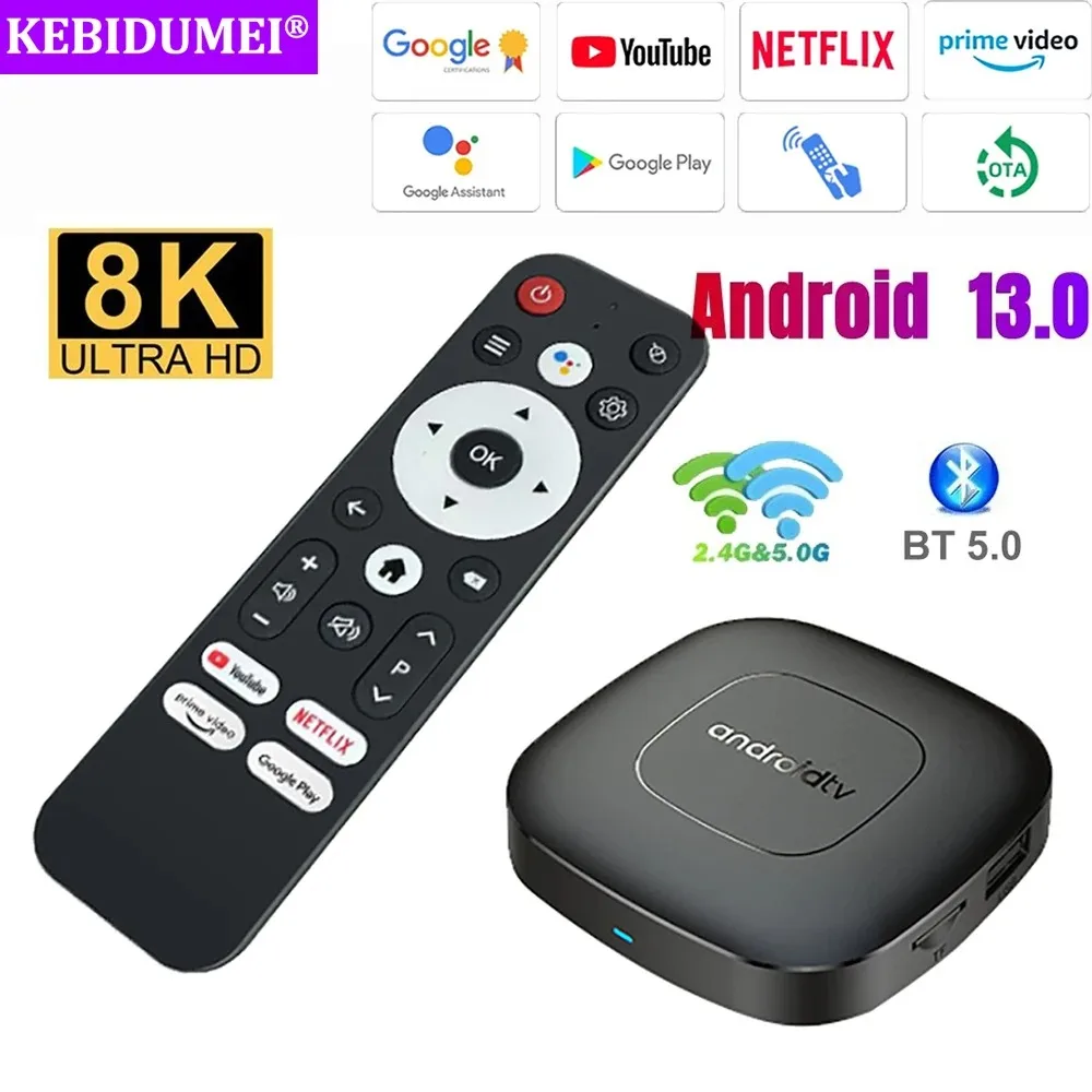 Медиаплеер Smart Tv Stick Android 13 8k