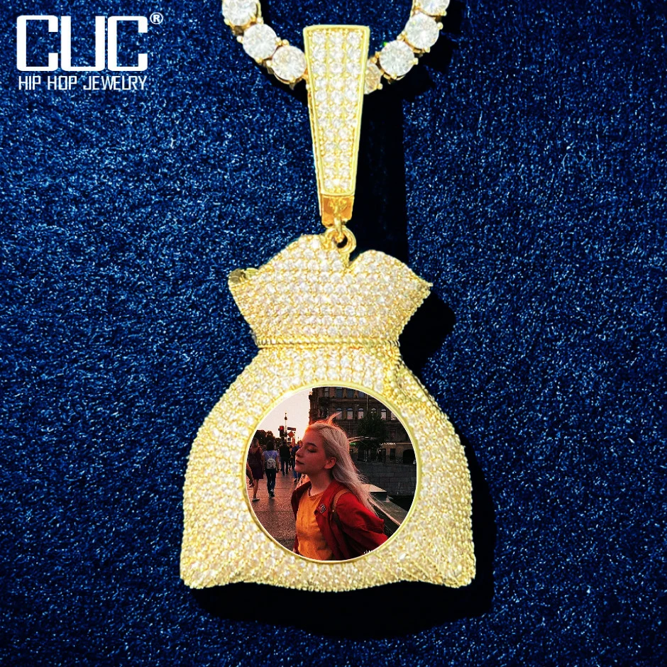 Цепочка с подвеской в стиле хип-хоп для мужчин и женщин большая круглая подвеска