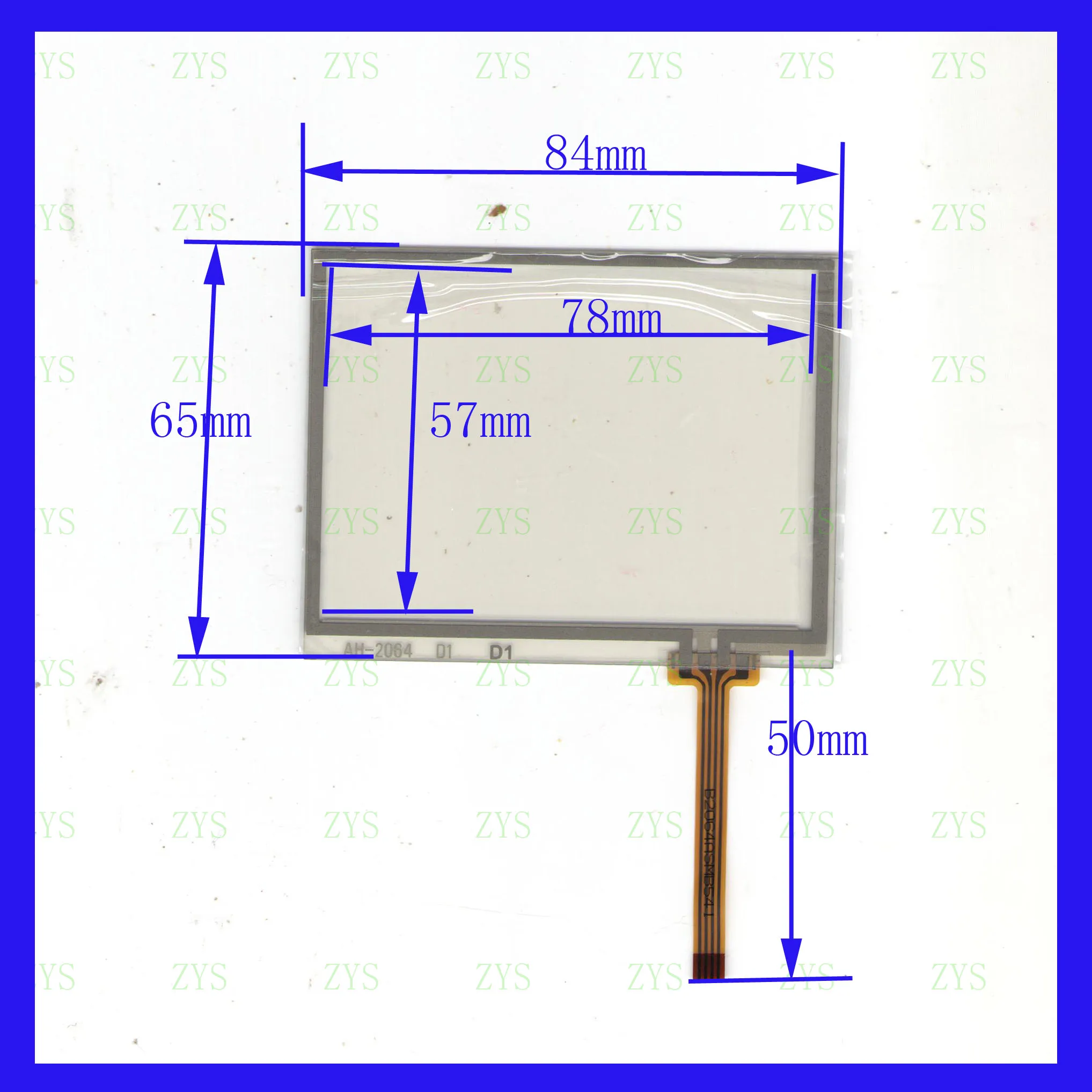 AH2064  TOUCH SCREEN  84*65  DIGITIZER SCREEN PART 84*65mm  AH-2064