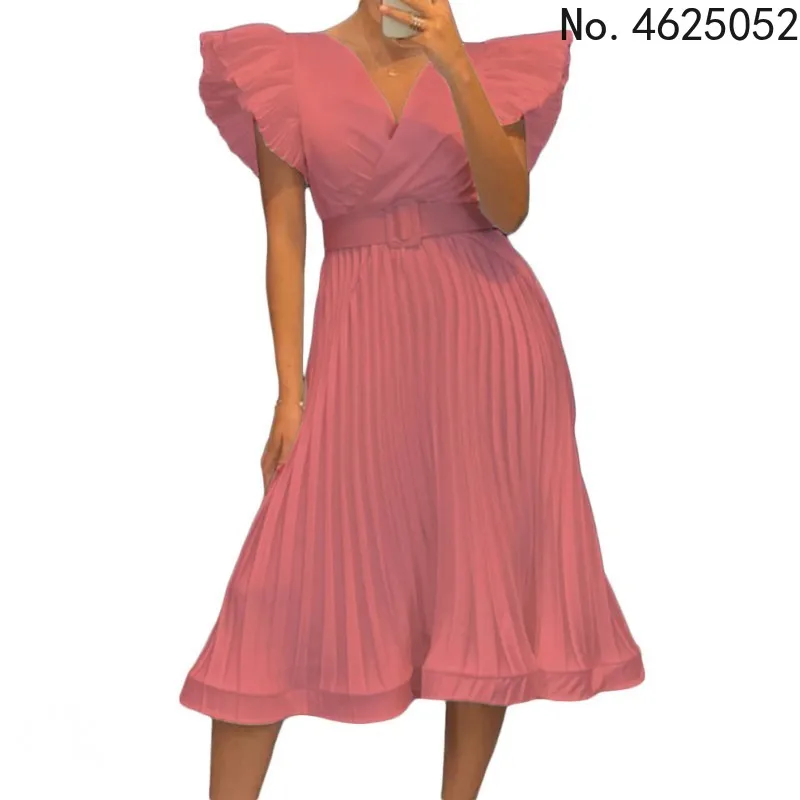 

Платье-миди женское Плиссированное в африканском стиле, 3XL