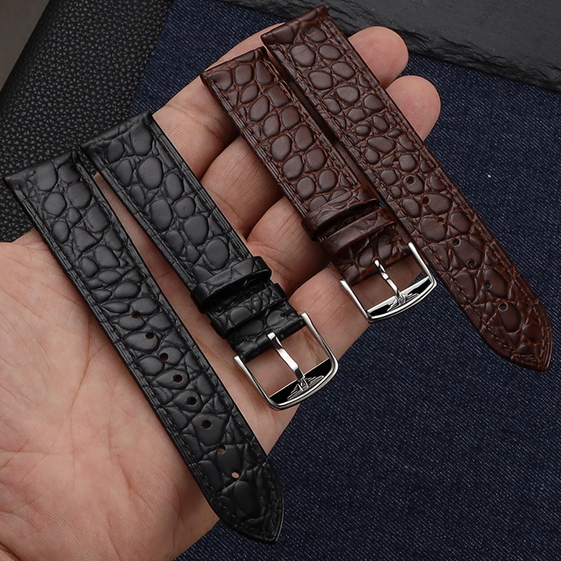 

High quality Wristband 13mm 18mm 20mm Watchbands For Longines Magnificent Garland L4 L2 Genuine Leather Strap Man Women Bracelet