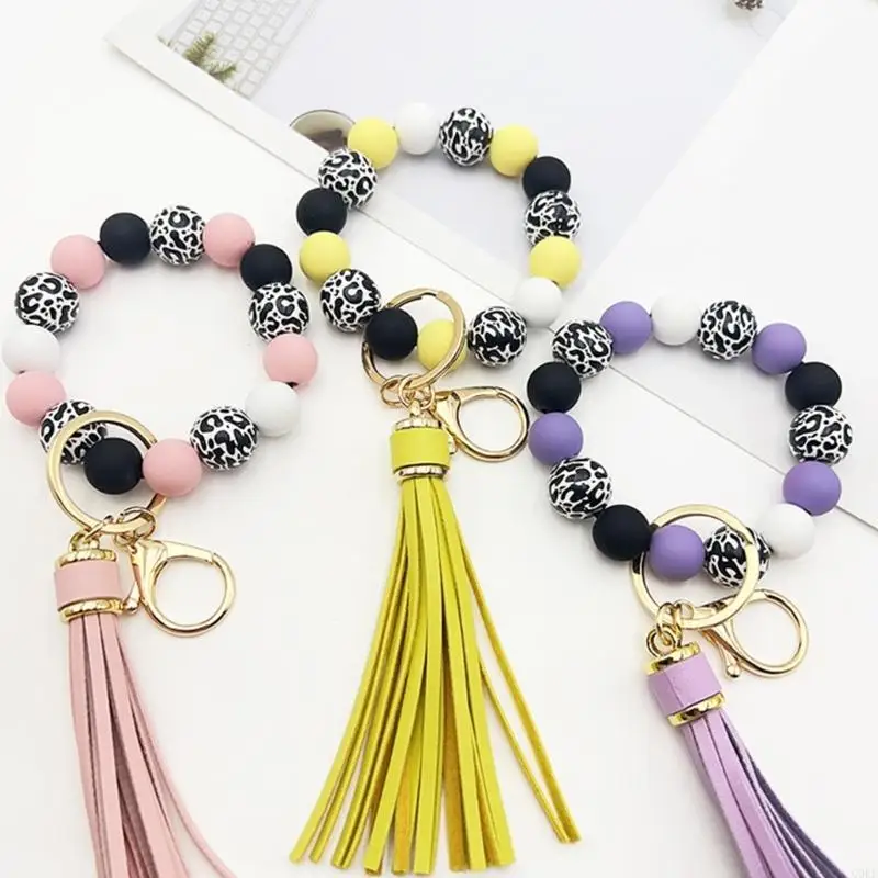Q0KE BEAD BEARING BRACETE BRISTLET с милыми кисточками из бусинки для девушки