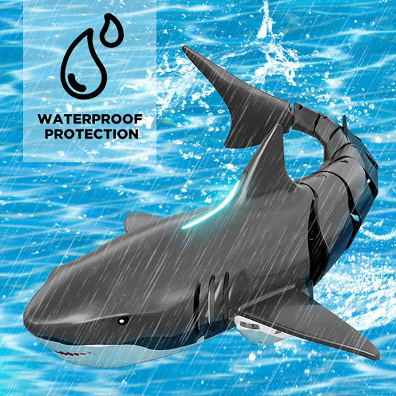 Sinovan Забавный Rc акула КИТ Спрей Вода 2 4 Ghz дистанционное управление