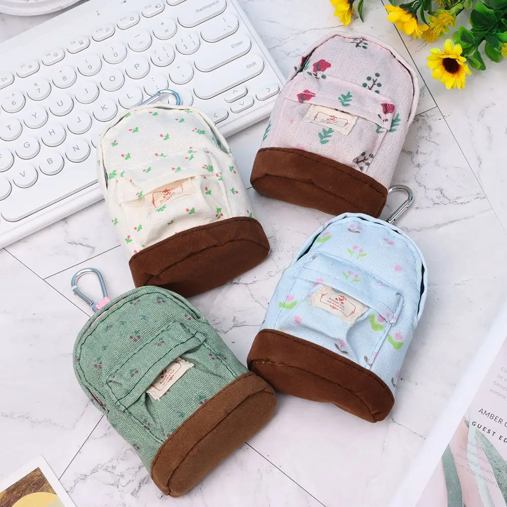 

Детский мини-кошелек с цветочным рисунком, портативный кошелек для ключей, кошелек для монет, мини-сумка, кошелек для монет