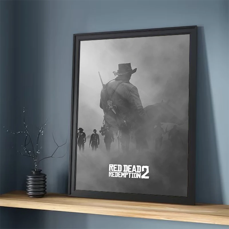 

Decorative Prints Wall Painting on Canvas Wall Art Red Dead Redemption Home Accessory Decorative Pictures for Living Room Decor