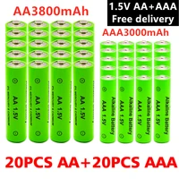 battery aa aaa 1 5v 3800 3000mah ni mh rechargeable battery for torch toys clock mp3 player replace ni mh battery