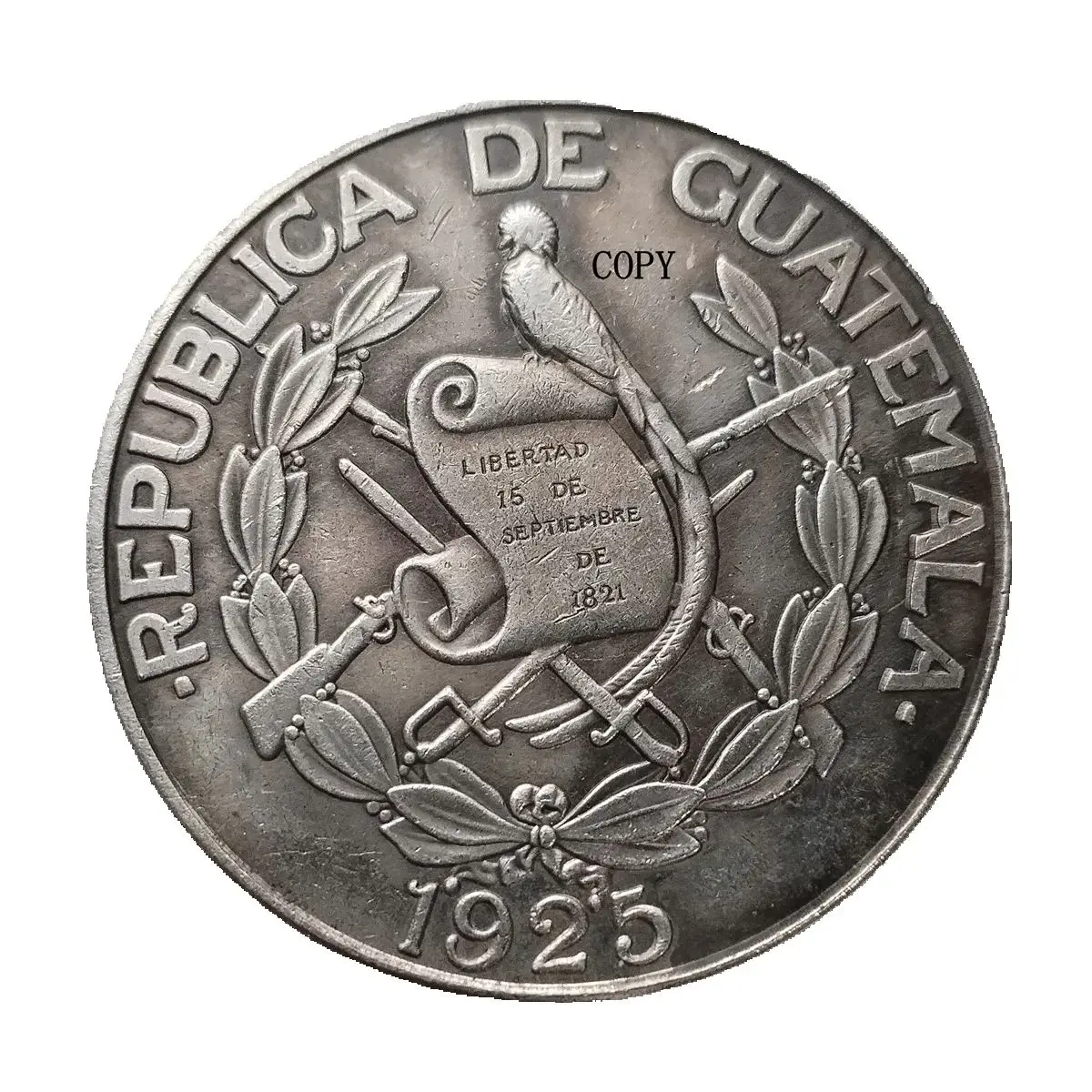 

Репродукция монеты Гватемала 1925 года