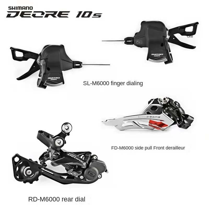 DEORE M6000 3x10 в групсет с левым/правым переключателем передний задний переключатель
