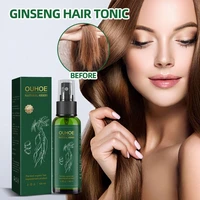 ginseng hair growth essence oil preventing hair loss liquid damage hair repair treatment dense fast restoration hair growth