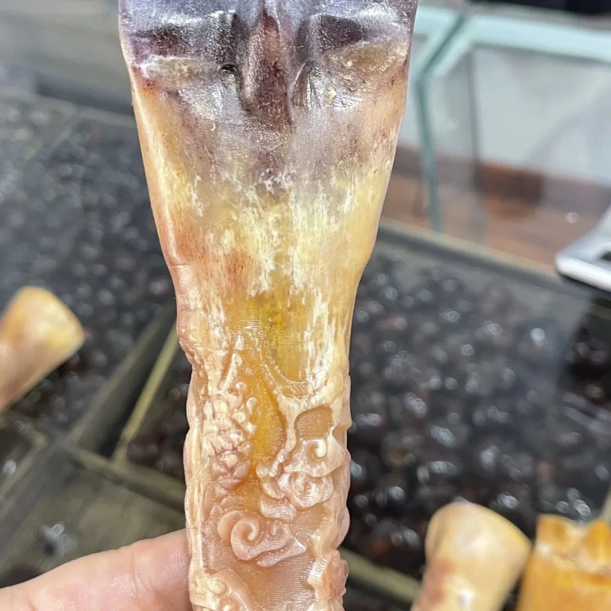 Fine Play Camel Bone Thigh Bone Whole Leg Bone Yuhua Blood Material Carving Flying Dragon Soak Wine Medicine To Strengthen Healt