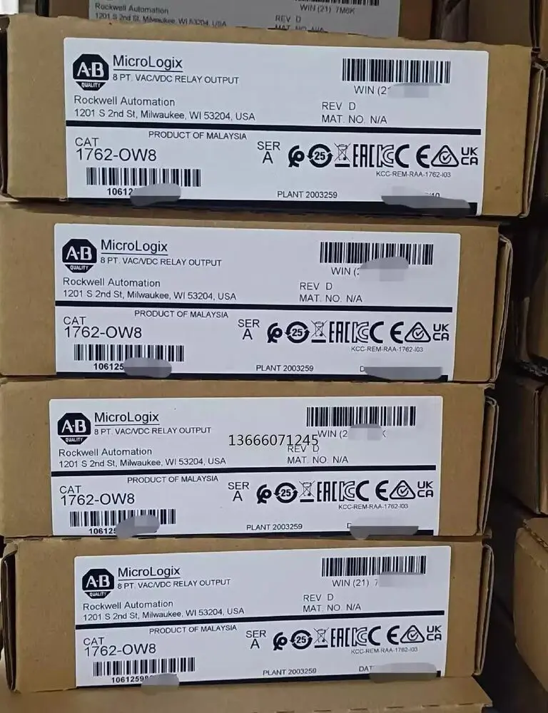 Новый 1762-OW8/A MicroLogix 8-точечный релейный модуль вывода 1762OW8