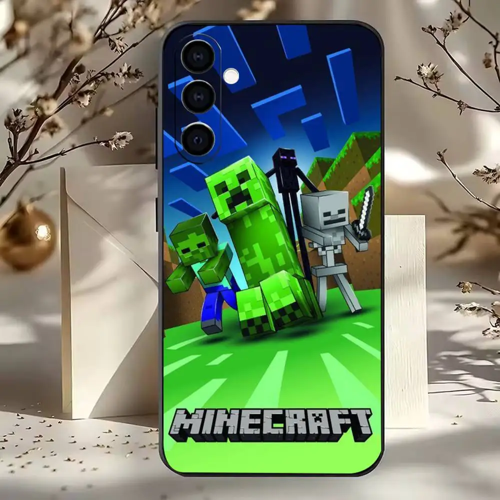 Чехол для телефона Y-Green P-Pixel M-Monster C-Creeper для Samsung Galaxy A20, A21s, A22, A31, A32, A52, A53, A72, 73, A80, мягкий черный чехол (art.: 3920dbb8ddcd1) - 3920dbb8ddcd1