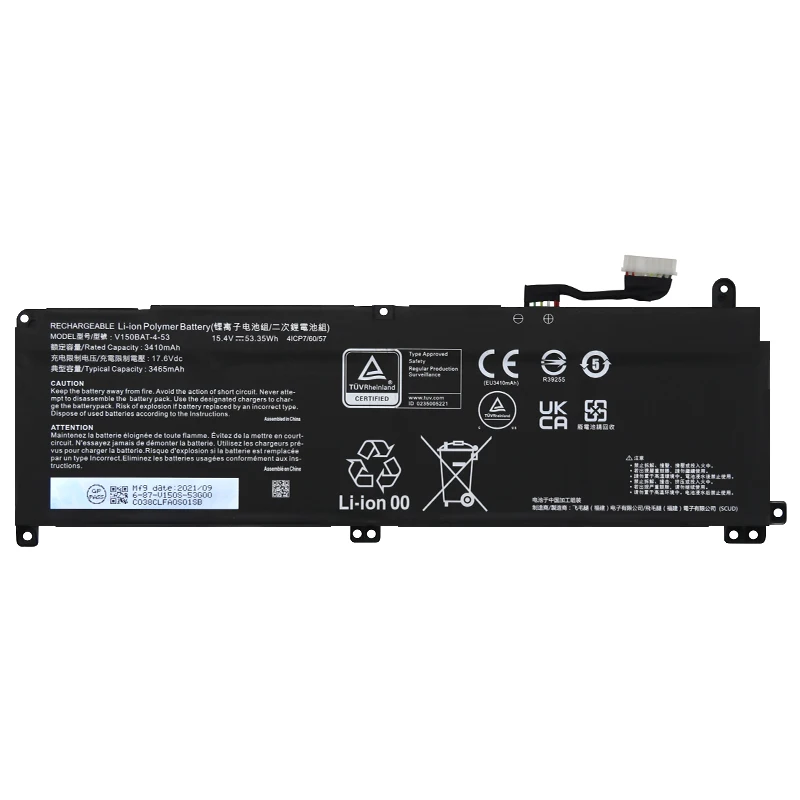 V150BAT-3-41 V150BAT-4-53 Аккумулятор для ноутбука Hasee Z7 Z7T Z8 G8 DA5 DA7NP DA7NS DA7NT CV15S02
